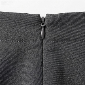 Women A-Line <b>Mini</b> Skirt Solid Color Regular Waist Polyester Worsted Fabric Minimalist Style All Seasons Wear - Product Image 4