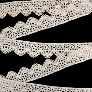 Encaje GPO Blanco de Alta Calidad Premium – Cinta de Encaje Bordado Floral de Guipur para Saris, Kurtis, Manualidades y Decoración del Hogar - Product Image 6