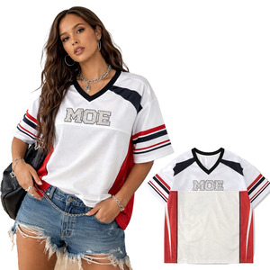 Camiseta Deportiva Personalizada al por Mayor con Logotipo, Número y Nombre del Equipo, Camiseta de Fútbol Americano Retro para Hombre, Corte Automatizado, para Entrenamiento - Product Image 6