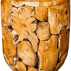 โต๊ะกาแฟไม้สักรากแท้ทำมือสุดหรูจาก ARTERRA พร้อมลายไม้ที่เป็นเอกลักษณ์ - Product Image 4