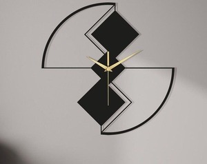 Horloge de table industrielle en fer avec cadre carré, horloge décorative de bureau, horloge analogique à quartz, horloge de cheminée - Product Image 4