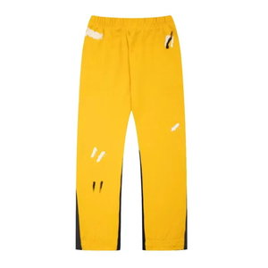 <b>Men's</b> Black Ripped Sweatpants Elastic Waist Midweight Casual <b>Joggers</b> Distressed Knitted Fabric Autumn Wear - Product Image 4