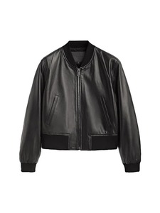 แจ็คเก็ตบอมเบอร์หนังคลาสสิก - Product Image 1