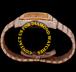 นาฬิกาข้อมือผู้ชายสุดหรูหรา สไตล์ฮิปฮอป หน้าปัดกระจก ประดับเพชรโมอิสซาไนต์ VVS คุณภาพสูง ตัวเรือนสแตนเลสสตีล พร้อมกลไกควอตซ์ - Product Image 2