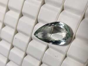Piedra preciosa suelta de amatista verde natural de alta calidad, piedra de cuarzo verde facetada para la fabricación de joyas, cristal curativo. - Product Image 3