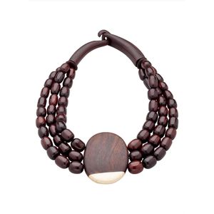 Collier en résine et bois, décontracté et festif, fournitures de perles pour tenues - Product Image 5