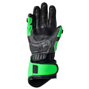 Gants de moto d'été en cuir unisexe pour jeunes enfants, demi-doigts, respirants, antidérapants, avec sangle de poignet réglable, légers - Product Image 1