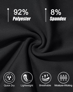 เสื้อกล้ามผู้ชายแบบไดนามิก คอกลม ผ้าสแปนเด็กซ์/โพลีเอสเตอร์เนื้อนุ่ม ระบายอากาศได้ดี แห้งเร็ว เป็นมิตรกับสิ่งแวดล้อม ให้ความเย็นสบาย ระบายอากาศได้ดี - Product Image 3