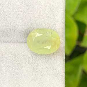 Zafiro Amarillo Natural, Corte Ovalado, Gema Suelta, Piedra Preciosa Premium para Joyería, Venta al Por Mayor - Product Image 6
