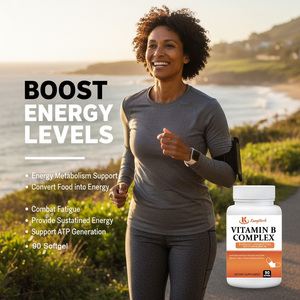 Cápsulas Blandas <span class=keywords><strong>de</strong></span> Complejo Vitamínico B OEM <span class=keywords><strong>de</strong></span> Marca Privada, Alta Absorción <span class=keywords><strong>de</strong></span> <span class=keywords><strong>B12</strong></span>, B6, B1, Niacina <span class=keywords><strong>y</strong></span> Ácido Fólico - Product Image 4