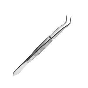 Pinzas Dentales de Algodón con Punta Curva y Bloqueo, Instrumentos Dentales de Acero Inoxidable, Instrumentos Quirúrgicos - Product Image 3