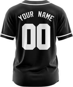 Maillot de baseball pour homme de qualité supérieure, séchage rapide, blanc, respirant, antibactérien, recyclable, 100% polyester, impression personnalisée - Product Image 5