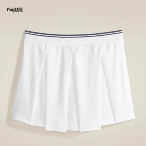 Faldas de Tenis Personalizadas con Logotipo, 100% Algodón, Cuello en V, para Mujer, Uso Deportivo, Color Dorado - Product Image 2