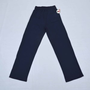 MRI <b>Mens</b> <b>Navy</b> Blue Sweatpants Elastic Waist Drawstring Casual Midweight Knitted Autumn <b>Joggers</b> With Logo On Waist with OEM Logo - Product Image 2