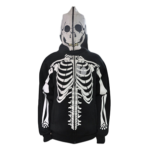 เสื้อฮู้ดดี้ผู้ชายแบบซิปปี 2026 ผลิตตามสั่ง ขายส่ง ผ้าฝ้าย 100% ปักลายด้วยคริสตัล ย้อมสีพื้น สำหรับฤดูหนาว พร้อมลายพิมพ์ดิจิทัล - Product Image 5