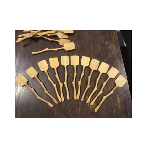 Cuillère en bois durable, ustensile de cuisine en bois de hêtre naturel pour cuisiner, servir, fait à la main au Vietnam - Product Image 4