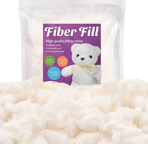 Coton brut peigné, coton Lickerin, garnissage en fibres de coton cardé, respirant, écologique et antibactérien, rétention de chaleur - Product Image 3