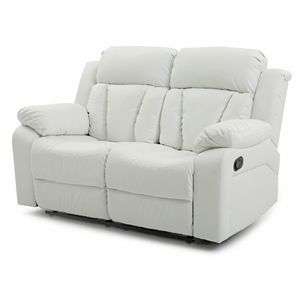 Glory Furniture Daria G682-RL poltrona reclinabile Love Seat bianca reclinabile - Product Image 3