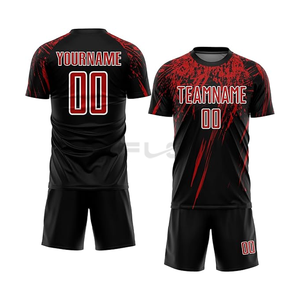 High Quality Club Soccer Uniforms Professional Match Heat-Transfer Printed Moisture-Wicking Dot Plaid <b>Men</b> Soccer Jerseys - Product Image 1