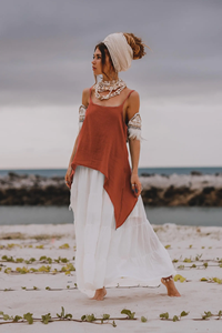 Blusa Calypso de Algodón Estilo Bohemio para Mujer, Blusa de Hada, Ropa de Playa Ligera, Étnica, Talla Grande - Product Image 2