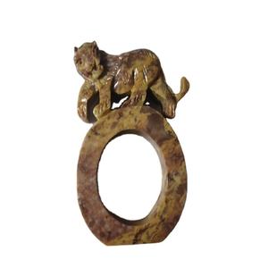 New Handmade <b>Elephant</b> Shaped Marble Survive Ring for Wedding Parties Dinner Date <b>Table</b> Decoration Napkin Rings - Product Image 2