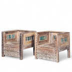 Bancos de Madera Estilo Vintage de la India, Banco de Madera Resistente para el Hogar, Decoración Vintage Combinable - MOQ 1 Contenedor Únicamente - Product Image 2