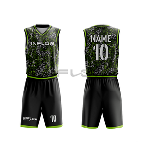 Maillot de basket respirant personnalisé, ensemble grande taille, styles d'uniformes sublimés sur mesure - Product Image 1