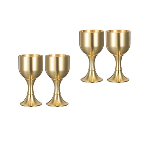 Verre cylindrique en laiton personnalisé au design classique – Article durable pour la verrerie et la vaisselle - Product Image 2