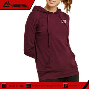 Sweat à capuche avec logo pour femmes, pour usage promotionnel et commercial, fabricant OEM de sweats à capuche pour femmes / sweats à capuche de couleur unie, prix direct usine pour les commandes en gros - Product Image 4