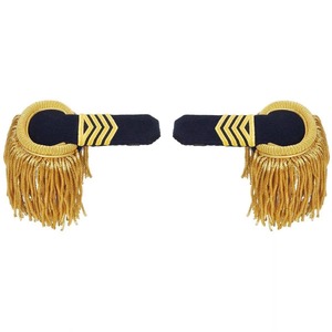 Epaulettes de Hombro de Alta Calidad con Flecos Dorados, Accesorios para Uniformes Tácticos, Bandas de Marcha y Uso en Exteriores - Product Image 3