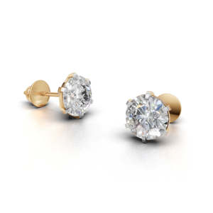 Luxury Heart Shape <b>Emerald</b> <b>Stud</b> Earrings With Diamond Claw Setting 925 Silver Women's Fine Jewelry - Product Image 1