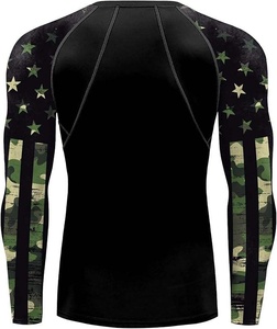 เสื้อแรชการ์ดสำหรับเล่นกีฬา AI-RG-203 คุณภาพสูงสุด ราคาขายส่ง RTS ระบายอากาศได้ดี สวมใส่สบาย ทรงเข้ารูป สามารถสั่งพิมพ์ลายได้ตามต้องการ - Product Image 6