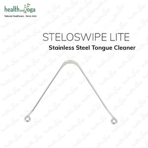HealthAndYoga SteloSwipe Lite Limpiador de lengua de acero inoxidable para adultos – Herramienta de higiene bucal diaria (paquete económico de 12) - Product Image 3