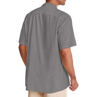 T-shirt à col campiste uni, prix de gros, pour usage décontracté, vêtement d'été léger, chemises couleur campiste