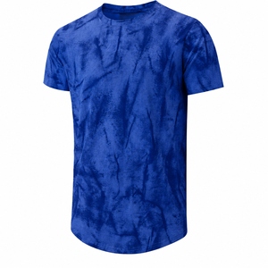 เสื้อยืดคอกลมผ้าโพลีเอสเตอร์ทรงปกติสำหรับผู้ชาย แห้งเร็ว ระบายอากาศดี เสื้อยืดผ้าฝ้ายพรีเมียมขายดีสำหรับผู้ชาย - Product Image 5