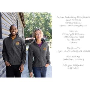 แจ็กเก็ตขนแกะ2025ซิปเต็มตัวสำหรับผู้ชาย8485ปักลายเองให้ความอบอุ่นมีข้อความโลโก้เพิ่มความอุ่นสำหรับใช้งานกลางแจ้ง - Product Image 4