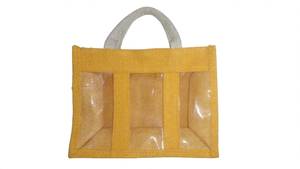 Sac de courses réutilisable en jute écologique avec matériau en fibre naturelle durable pour l'épicerie, la vente au détail et les promotions - Product Image 5