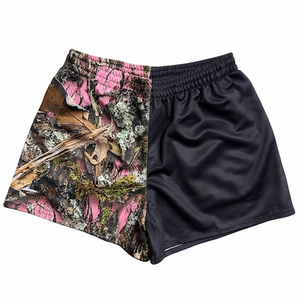 Factory Direct Custom Footy <b>Booty</b> Shorts 100% Polyester Anti-Bacterial Unisex Rugby Elastic Waist All Seasons Printed Logos - Product Image 6