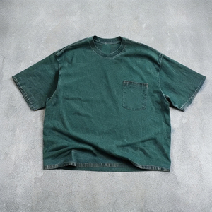 เสื้อยืดผู้ชายสไตล์วินเทจ ผ้าฝ้าย 100% ล้างสีแบบแอซิดวอช รับสกรีนโลโก้ - Product Image 4