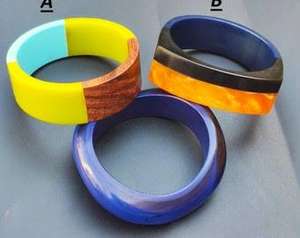 Pulseras minimalistas de resina, joyería sencilla y elegante para mujer, accesorios ligeros y elegantes para uso en la oficina, estilo moderno. - Product Image 6