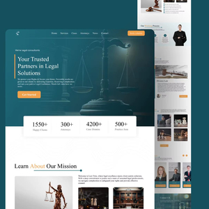 Desarrollo de Sitios Web para Abogados de Panadería con Consultas, Formularios de Citas, Áreas de Práctica, Diseño Responsivo y Optimización SEO - Product Image 1