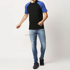 Camisetas al por mayor OEM personalizadas con estampado, 100% algodón, cuello redondo, manga corta, ajuste holgado, secado rápido, con patrón de letras para hombre - 300g Worsted - Product Image 5