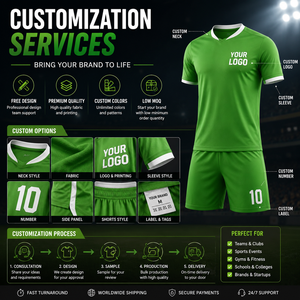 Uniforme de Fútbol Personalizado, Conjunto de Camiseta y Pantalones Cortos Sublimados para Equipo, Fabricante OEM ODM de Marca Privada - Product Image 4