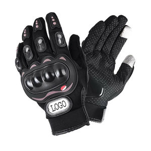 Gants de moto en cuir pour le cyclisme en plein air, la conduite de moto, la protection des motards, le motocross, unisexe, course, sport - Product Image 2