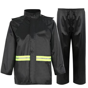 Trajes impermeables para la lluvia con revestimiento de PVC - Product Image 4