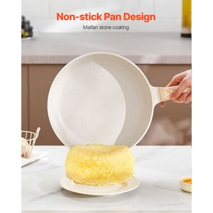 Set di Pentole Antiaderenti in Granito da 19 Pezzi, Compatibile con Induzione, in Acciaio, per Cucina e Camper, Padelle e Pentole per Salse - Product Image 5