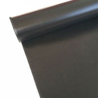 Usine flexible de fabricant de tissus de tissu enduit de silicone ignifuge noir de fournisseur