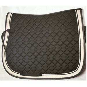 Almohadilla de sillín negra con diseño Zigzag, sillín de doma de caballo - Product Image 3