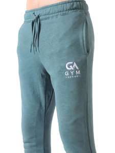 Ensemble de survêtement deux pièces en coton pour homme GYM Active, design confortable, respirant, motif uni, design tendance - Product Image 4