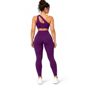 Custom Logo Womens Yoga Wear Quick-Drying Breathable Yoga Bra Sports Fitness <b>Top</b> Jacket High Waist Shorts Pants Womens Gym Sets - Product Image 2